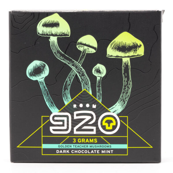 Room 920 - Mushroom Chocolate Bar - Dark Chocolate Mint - 3 grams | 3 Amigos Canada