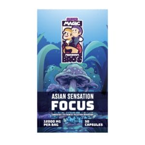 Super Magic Mushroom Bro’s - Asian Sensation FOCUS - 400MG Capsules | 3 Amigos Canada